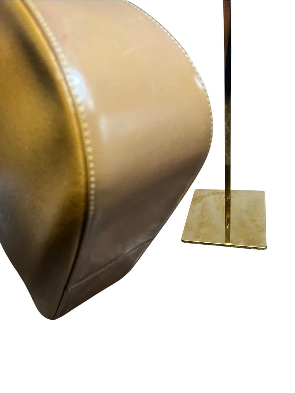 Burberry Leather Shoulder Hobo Bag With Nova Check Interior Authentic - Picture 11 of 17